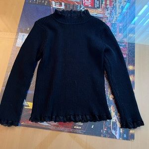 ARSHINER GIRLS DRESSY TOP-LACE trimmings